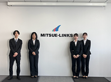 ミツエーリンクスへ会社訪問した様子