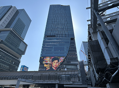 渋谷で撮った自撮り写真